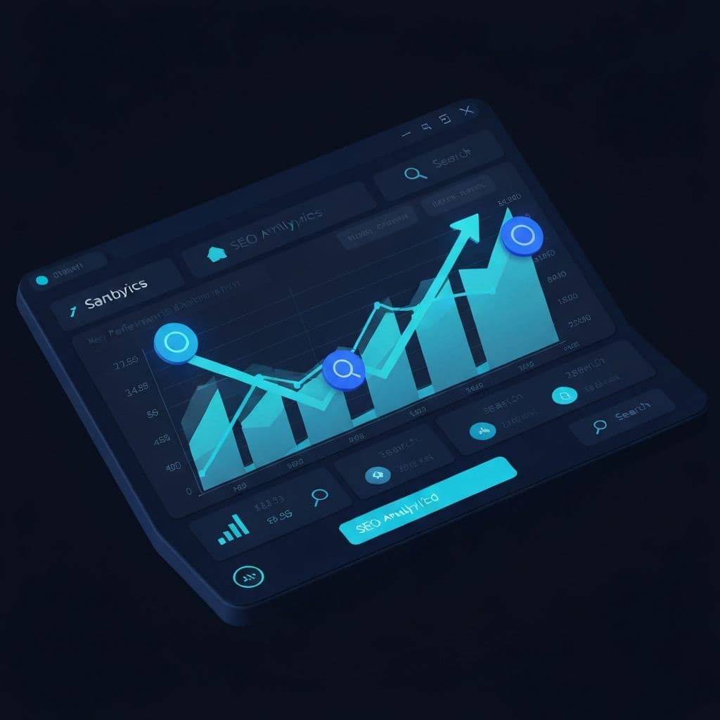 SEO-Analytics Dashboard mit KI-gestützter Suchmaschinenoptimierung für bessere Rankings